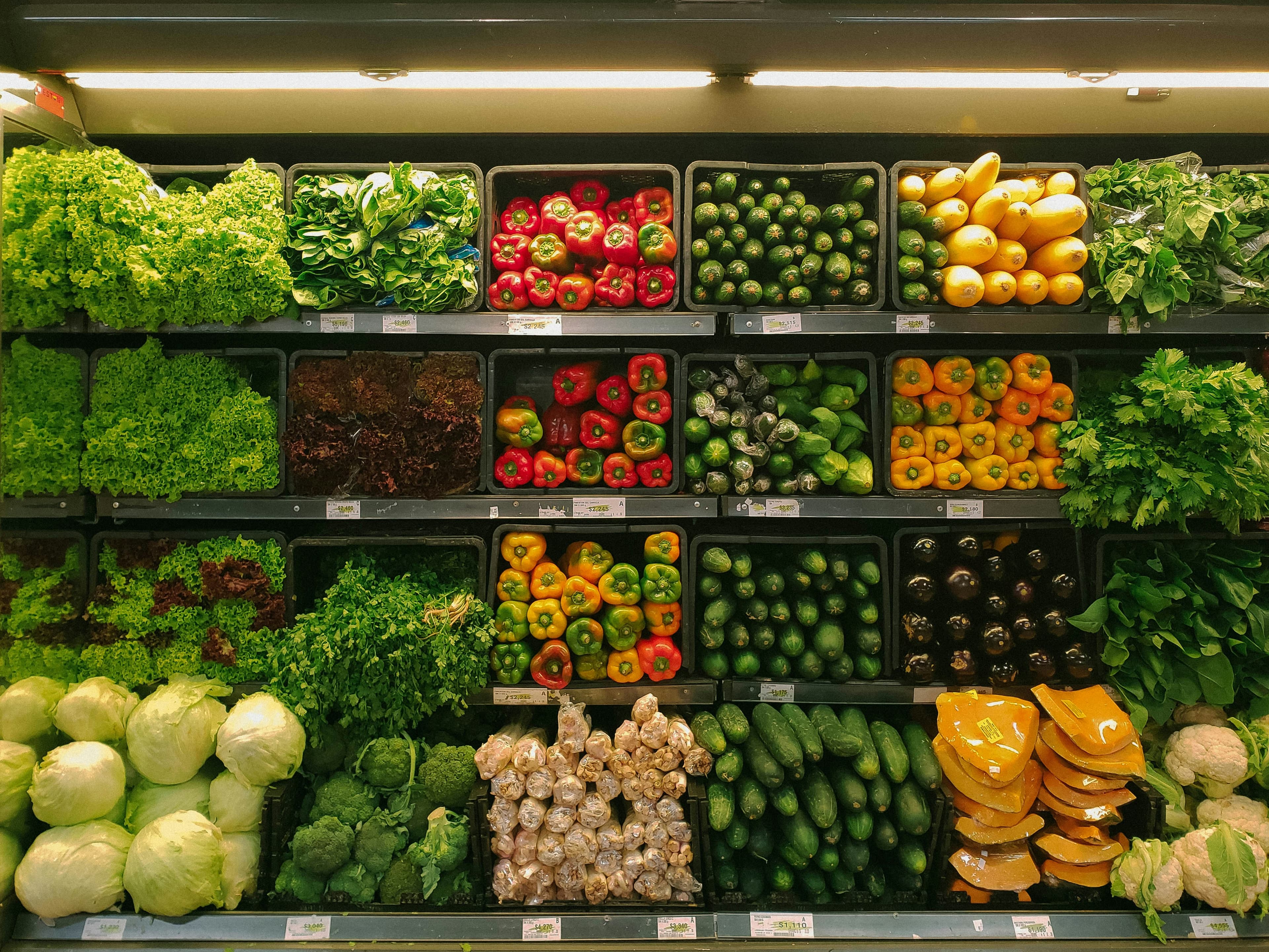 Variety of fresh produce